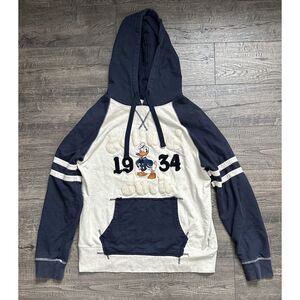 Disney Donald Duck Two Toned Pullover‎ Sweatshirt Sweater Size M